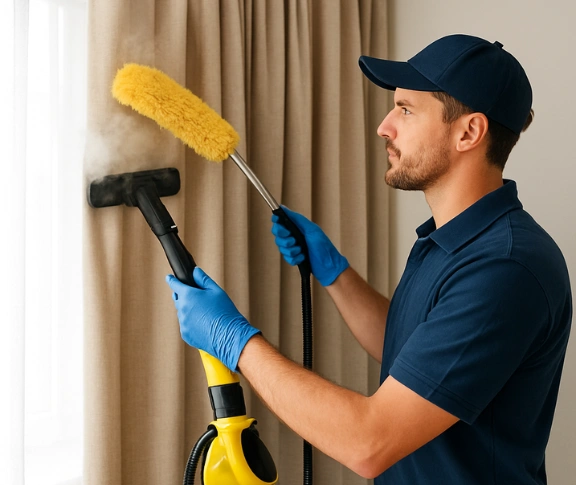 Trusted residential curtain cleaning technician Matty Curtain Cleaning kangaroo-point-nsw QLD